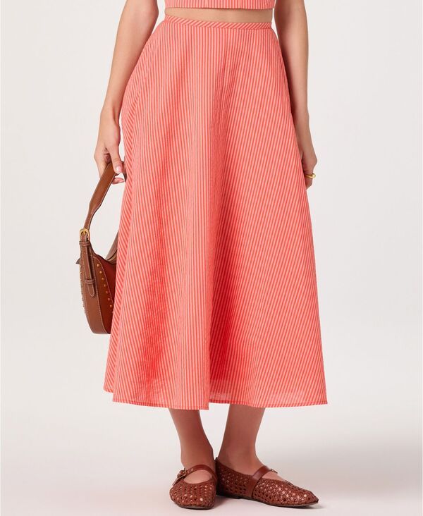 アストール レディース ボトムスカート A ライン マキシ ASTR the Label Womens MyriaLine Maxi Skirt Red Stripe レッド 29,120円