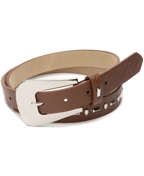 ヴィンスカムート レディース アクセサリー ベルト Vince Camuto Skinny Studded Pant Belt Brown ブラウン