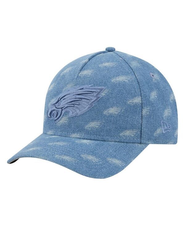 ニューエラ レディース アクセサリー 帽子 デニム New Era Womens Denim Philadelphia Eagles AFrame 9FORTY Adjustable Hat Deni