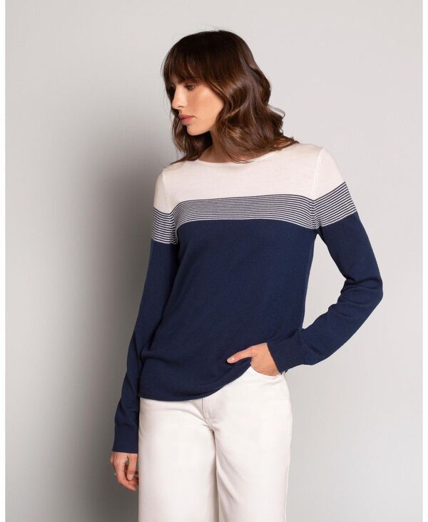 ケルティックアンドコー レディース アウター ニット・セーター Celtic Co Womens Merino Fine Knit Boat Neck Sweater Olive オリーブ