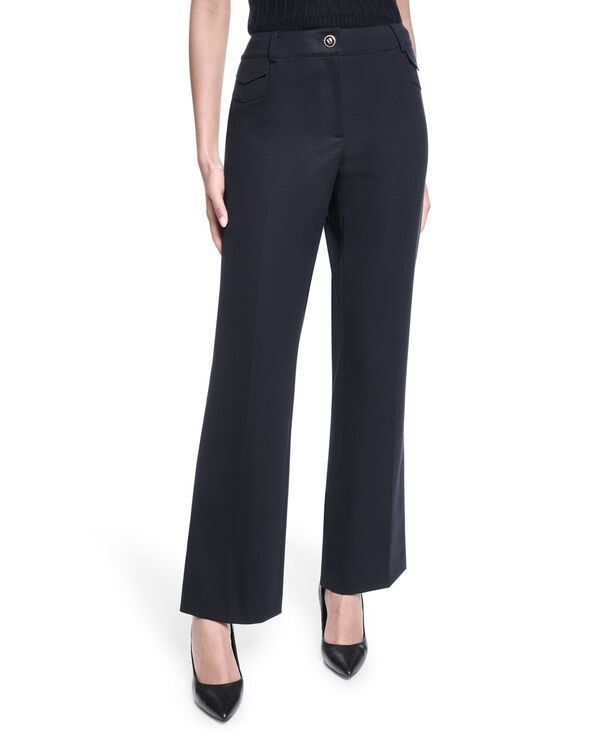 カール ラガーフェルド レディース ボトムス カジュアルパンツ KARLAGERFELD PARIS Womens MidRise Woven Pants Midnight Navy ネイビー