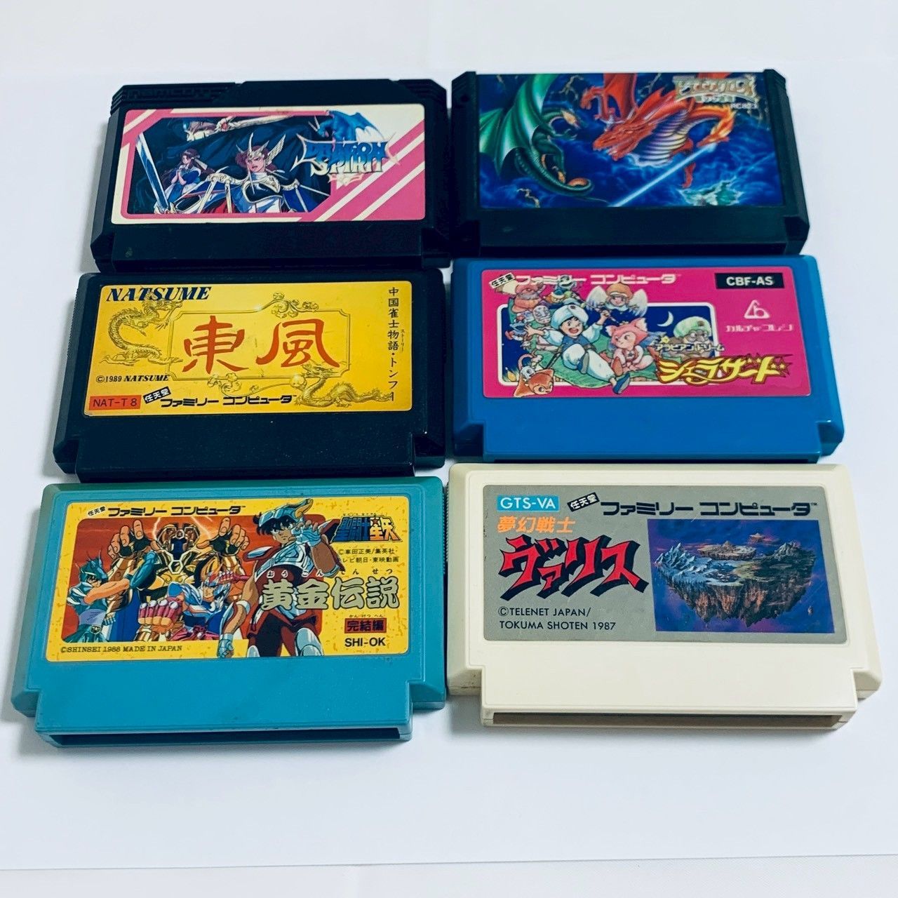 FC ファミコン 6個 セット まとめ 起動確認済 6100283 - メルカリ