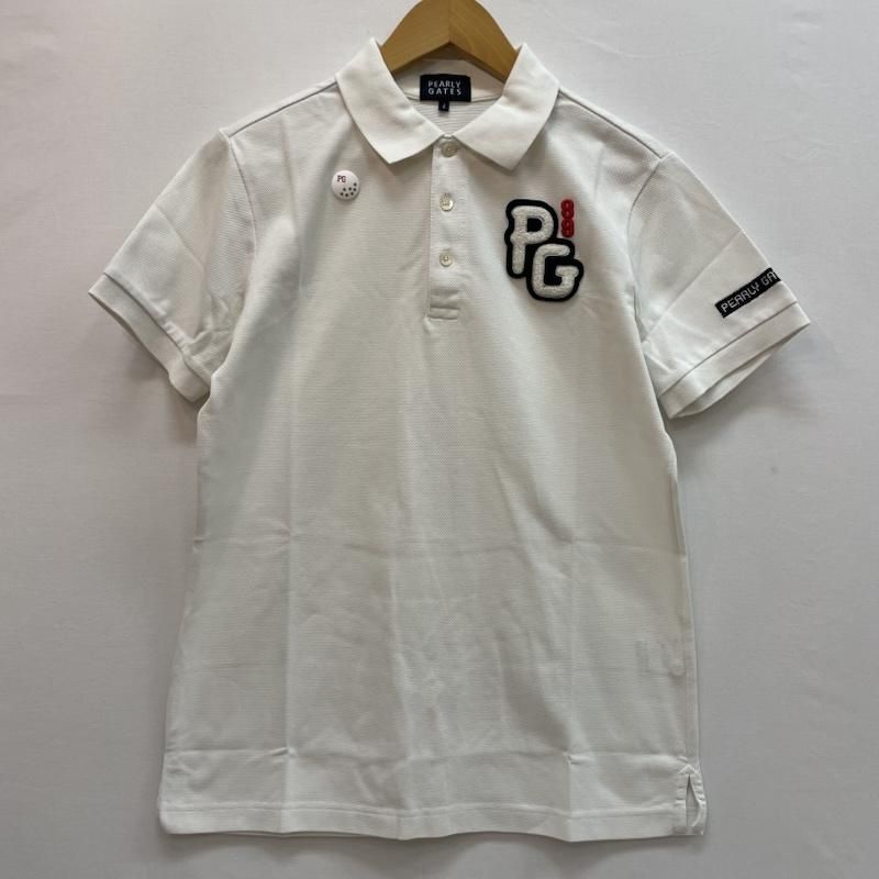 パーリーゲイツ PG ロゴ ワッペン ゴルフ 半袖 ポロシャツ メンズ 4