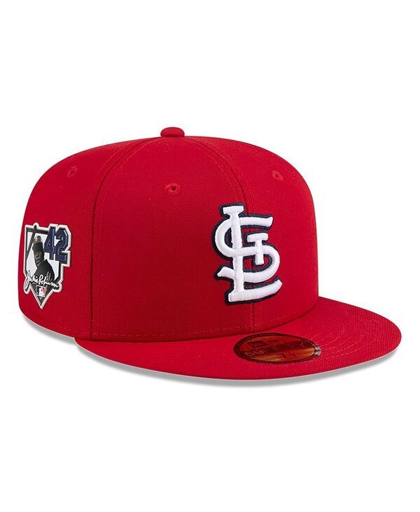 ニューエラ メンズ アクセサリー 帽子 New Era Mens Red St Louis Cardinals 2026 Jackie Robinson Day 59FIFTY Fitted Hat 14,220円