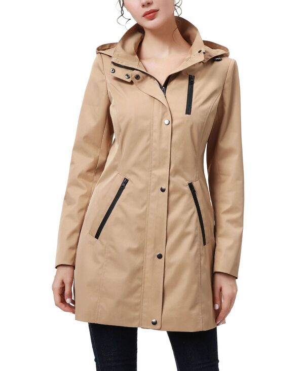 キミアンドカイ レディース アウター ジャケット・ブルゾン Womens kimi kai Hooded Anorak Jacketan タン