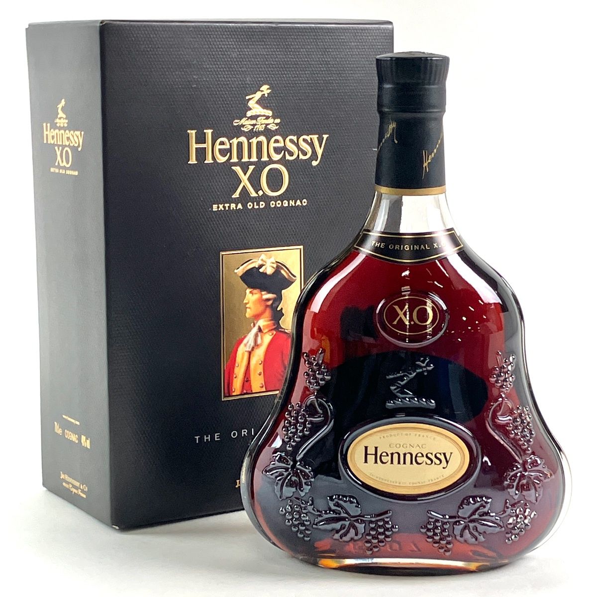Hennessy ヘネシー XO 黒キャップ ブランデー コニャック DH0 ヘネシー Hennessy XO 黒キャップ クリアボトル 700ml ブランデー