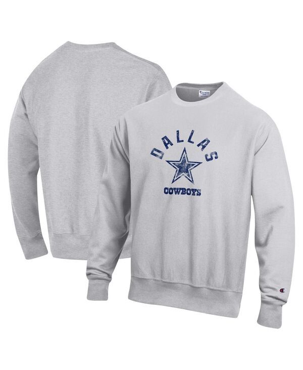 チャンピオン メンズ アウター パーカー・スウェット シャツ フリース Champion Mens Heather Gray Dallas Cowboys Reverse Weave Fleece S 20,866円