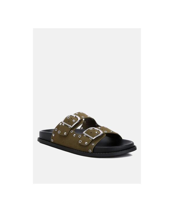 ロンドンラグ レディース シューズ パンプス サンダル London Rag Womens Lenny Embellished sandals Beigekhaki カーキ