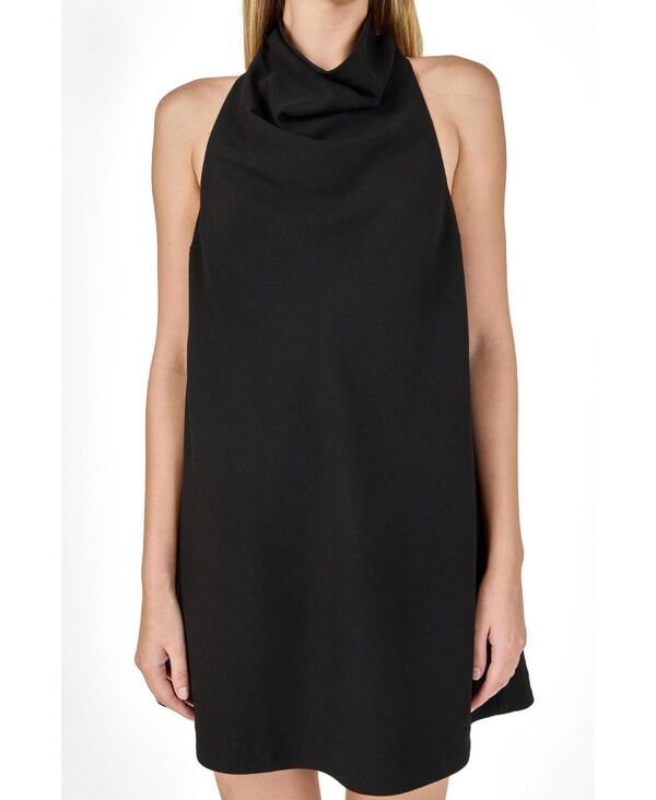 エンドレスローズ レディース トップス ワンピース ミニ ホルター endless rose Womens Mini Halter Dress Black ブラック