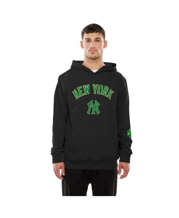 ニューエラ メンズ アウター パーカー・スウェット フリース New Era Mens Black New York Yankees 2026 St Patricks Day Fleece Hoodi