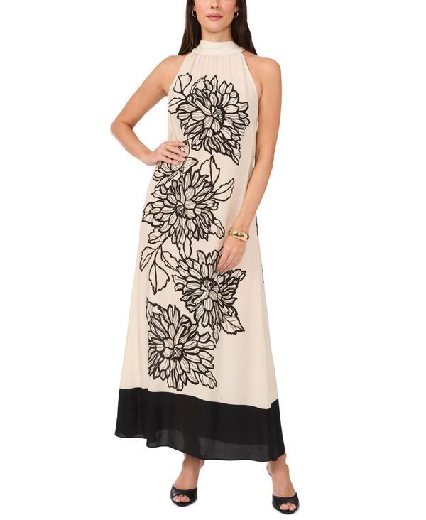 ヴィンスカムート レディース トップス ワンピース フラワー柄 マキシ フラワー ホルター Vince Camuto Womens Floral Halter TieBack Maxi Dress A 11,535円