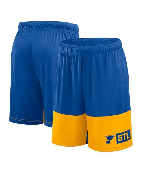 ロゴアスレチック メンズ ボトムス ハーフパンツ・ショーツ ショートパンツ Logo Athletic Mens Blue St Louis Blues Best of the Best Shorts