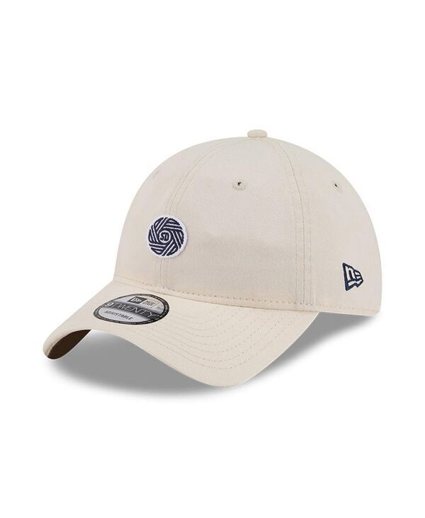 ニューエラ メンズ アクセサリー 帽子 ロゴ New Era Mens Beige San Diego FC Micro Team Logo 9TWENTY Adjustable Hat Beige