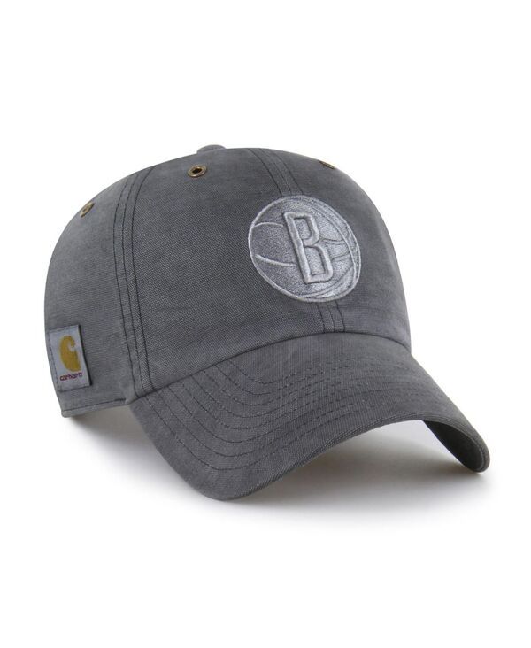 47 ブランド メンズ アクセサリー 帽子 47 Brand Mens X Carhartt Charcoal Brooklynets Clean Up Adjustable Hat Charcoal