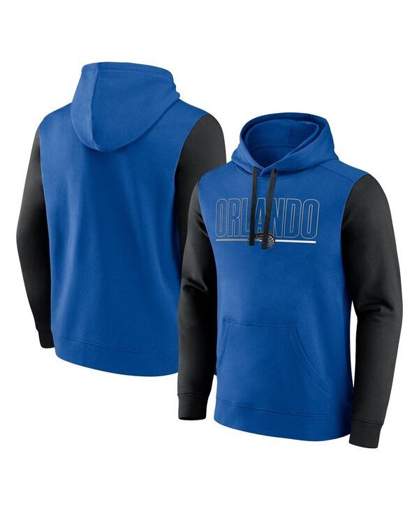 ロゴアスレチック メンズ アウター パーカー・スウェット カラーブロック Logo Athletic Mens Blue Orlando Magic Outline Colorblock Pullov