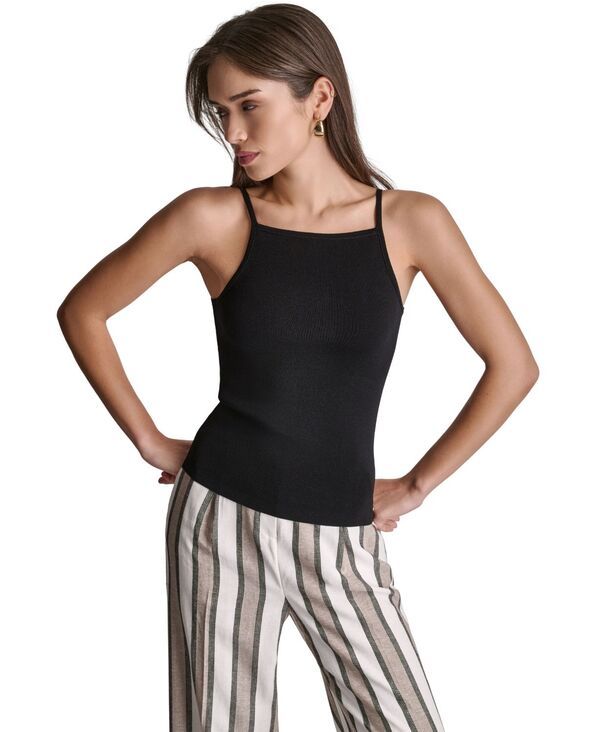 ビーシビージー レディース トップス シャツ ニット BCBG Womensquare Necknitop Black ブラック
