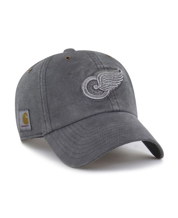 47 ブランド メンズ アクセサリー 帽子 47 Brand X Carhartt Mens Charcoal Detroit Red Wings Clean Up Adjustable Hat Ch
