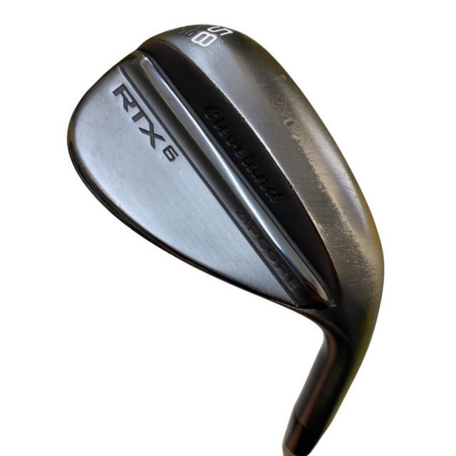 【中古】 クリーブランド Cleveland RTX-6 ZIPCORE ブラックサテン 58°/10° MID ウェッジ WG Dynamic Gold (フレックスS) メンズ 男性用 右利き 右用 Cランク ゴルフクラブ