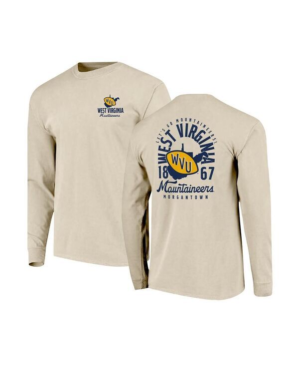イメージワン メンズ トップス Tシャツ オーバーレイ Image One Mens Natural West Virginia Mountaineers Comfort Colors Mascot