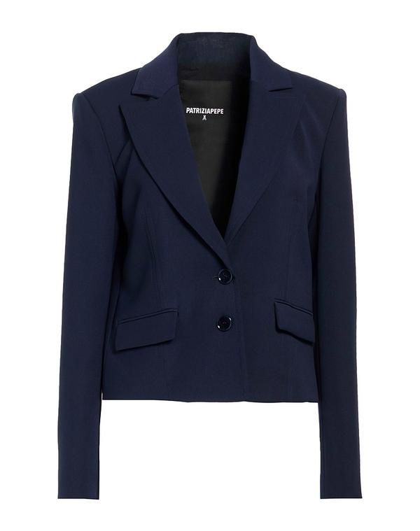 パトリツィア ペペ レディース アウター ジャケット・ブルゾン テーラードジャケット PATRIZIA PEPE Midnight Blue ブルー