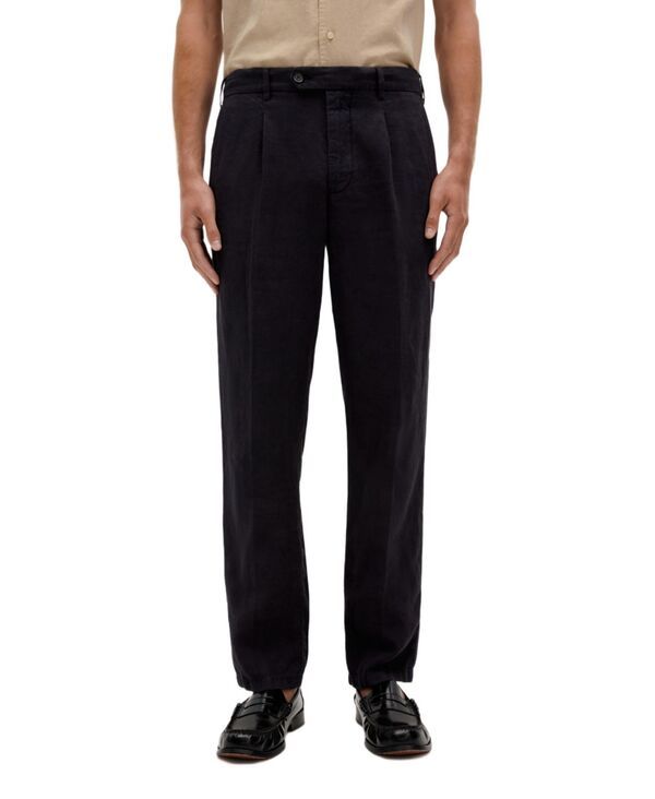 スカルパーズ メンズ ボトムス カジュアルパンツ Scalpers Mens Firenze Linnen Pants Navy ネイビー