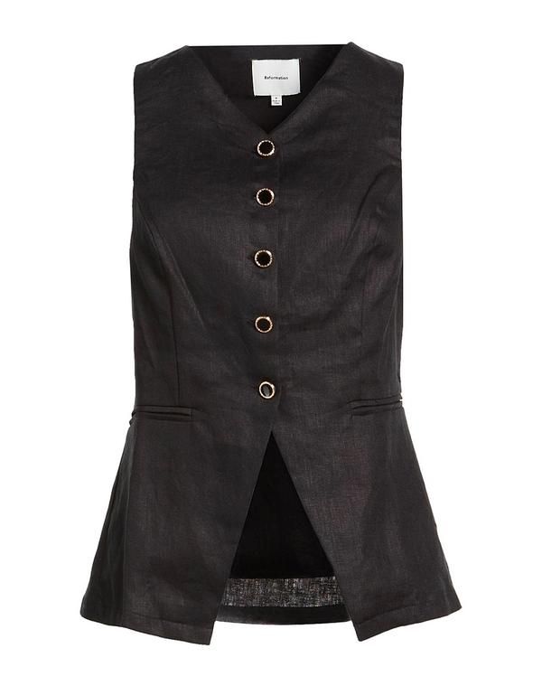 リフォーメーション レディース トップス ベスト ジレ REFORMATION Black ブラック