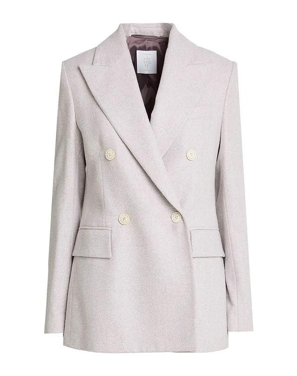 イレブンティ レディース アウター ジャケット・ブルゾン テーラードジャケット ELEVENTY Light Gray グレー