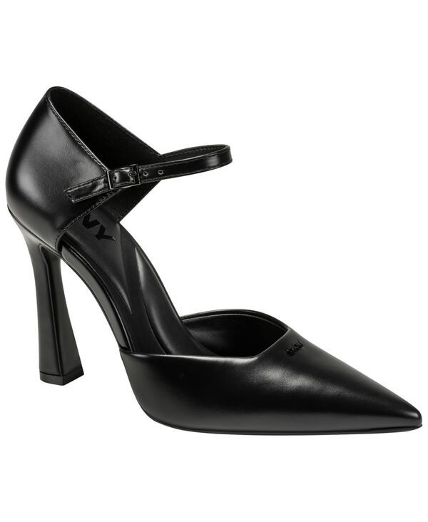 ダナ キャラン ニューヨーク レディース シューズ パンプス アンクル DKNY Womens Catcher Ankle Strapointed Toe Pumps Black ブラック