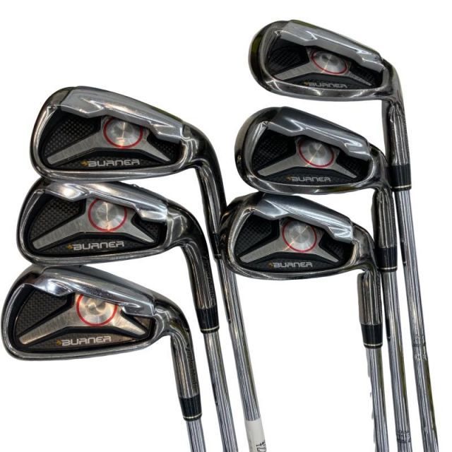 【中古】 テーラーメイド BURNER(2009) 6S アイアンセット IR Dynamic Gold (フレックスS) メンズ 男性用 右利き 右用 Cランク ゴルフクラブ