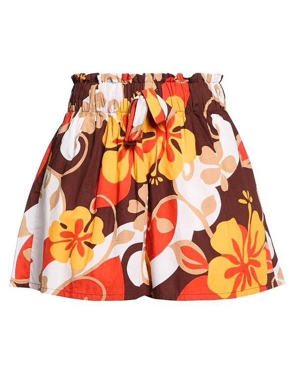 フェイスフル レディース ボトムス ハーフパンツ・ショーツ ショートパンツバミューダパンツ FAITHFULL Brown ブラウン
