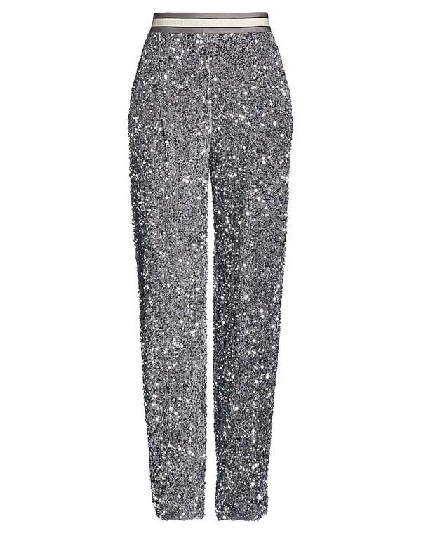 エリザベッタフランキ レディース ボトムス カジュアルパンツ ELISABETTA FRANCHI Gray グレー