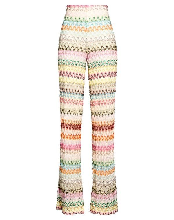 ミッソーニ レディース ボトムス カジュアルパンツ ワイドパンツ MISSONI Pink ピンク