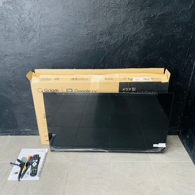 山善 キュリオム 40インチ スマートテレビ 【中古】YAMAZEN qriom QRK-40W2KST Googleテレビ搭載 2026年製 地デジ試聴不可 066007 / 24024
