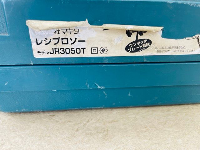 マキタ レシプロソー 【中古】動作保証 makita JR3050T 電動工具 グリーンxブラック 刃欠品 電動のこぎり 100V 9A 50-60Hz 860W /517498