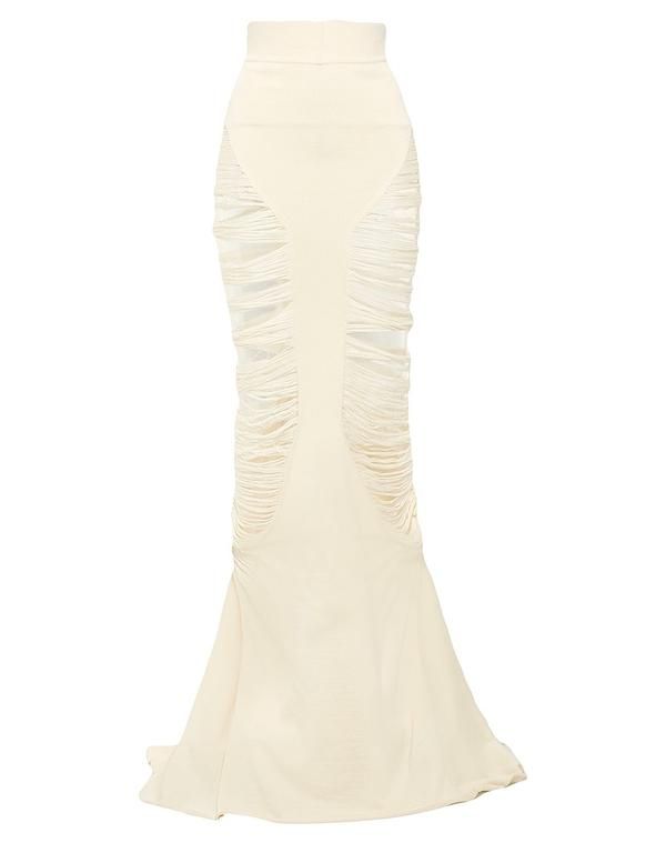 リックオウエンス レディース ボトムスカート RICK OWENS Ivory アイボリー