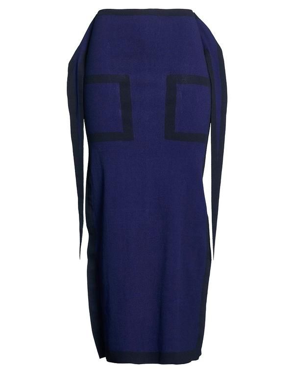 イッセイミヤケ レディース ボトムスカート ISSEY MIYAKE Navy ネイビー