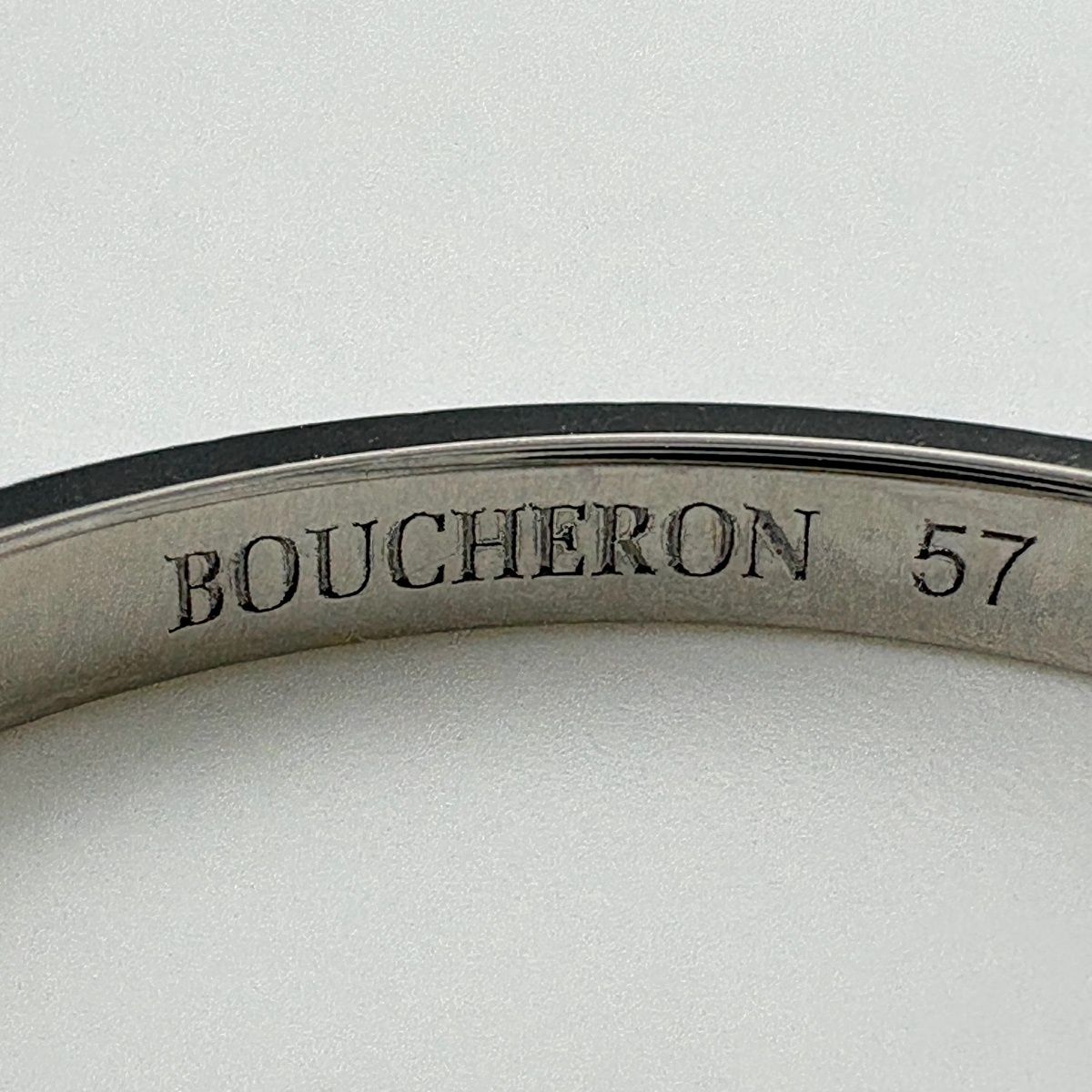 BOUCHERONプラチナリング ブシュロン Boucheron クル ド パリ スモール リング プラチナ 指輪