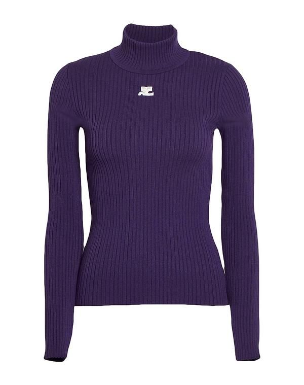 クレージュ レディース アウター ニット・セータートルネック COURRGES Purple パープル 46,080円