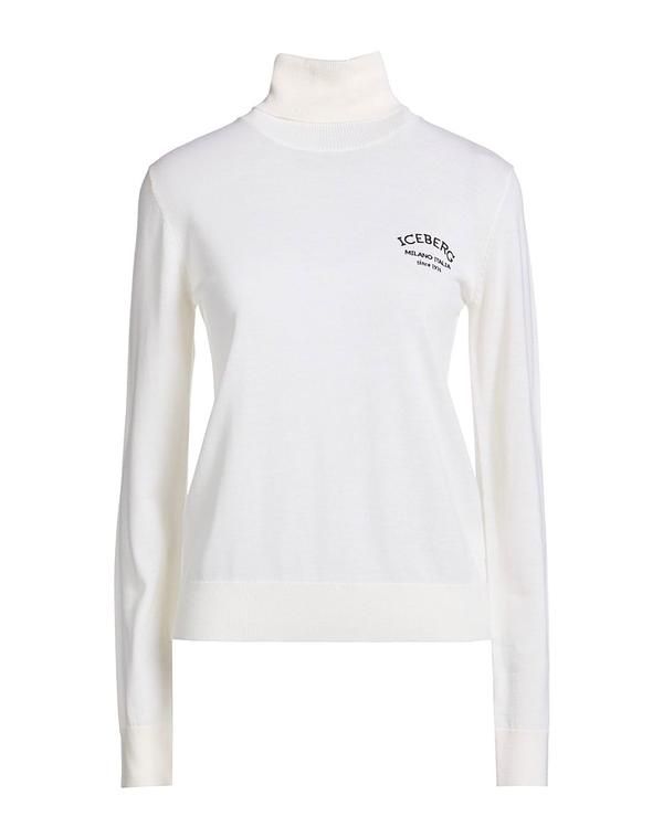 アイスバーグ レディース アウター ニット・セータートルネック ICEBERG Ivory アイボリー