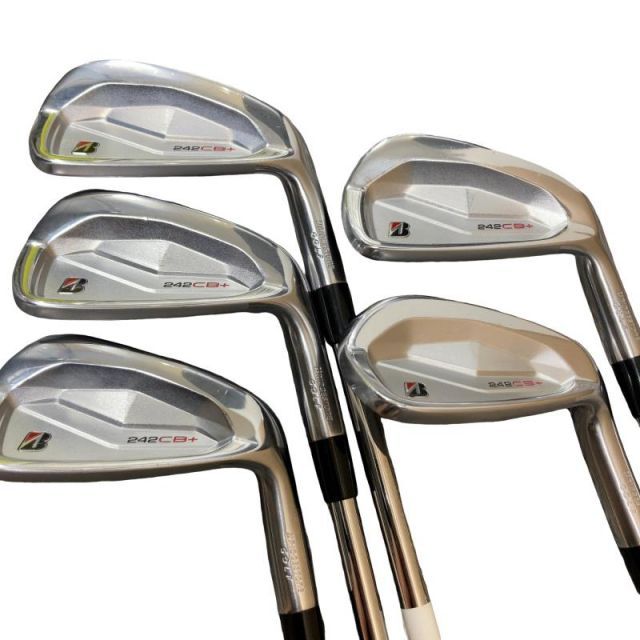 【中古】 ブリヂストン BRIDGESTONE 242CB+ 6S アイアンセット IR 純正特注シャフト (フレックスR) メンズ 男性用 右利き 右用 Cランク ゴルフクラブ