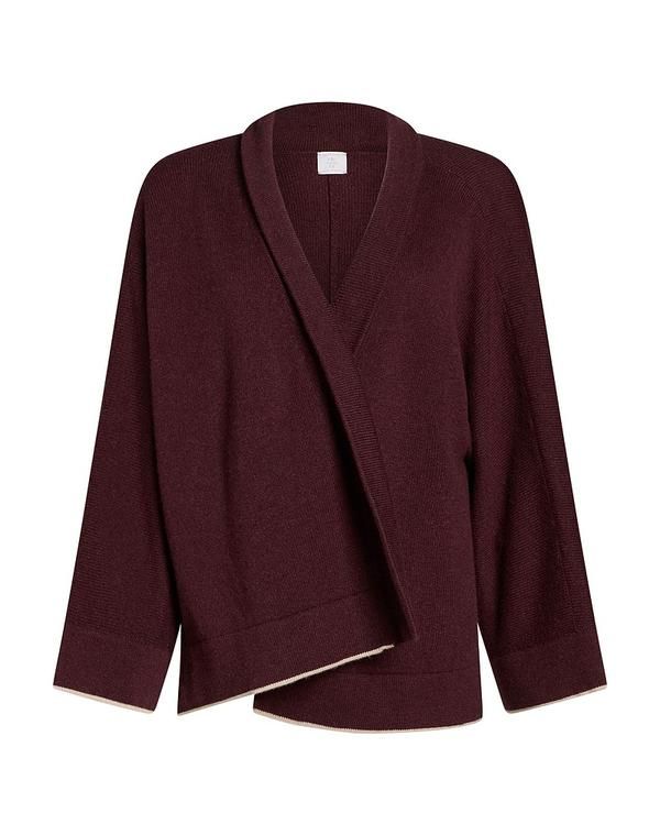 イレブンティ レディース アウター カーディガン カシミヤニット ELEVENTY Dark Purple パープル 139,400円