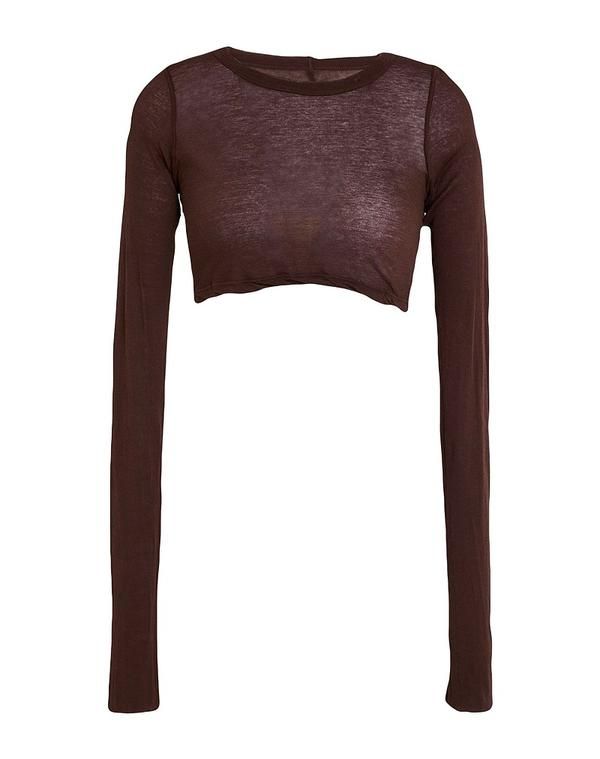 リックオウエンス レディース トップス シャツ RICK OWENS Chocolate Brown ブラウン