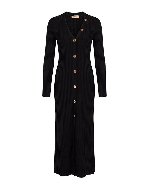 ツインセット レディース アウター カーディガン TWINSET Black ブラック