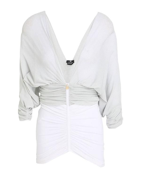 エリザベッタフランキ レディース トップス シャツ ELISABETTA FRANCHI Light Gray グレー
