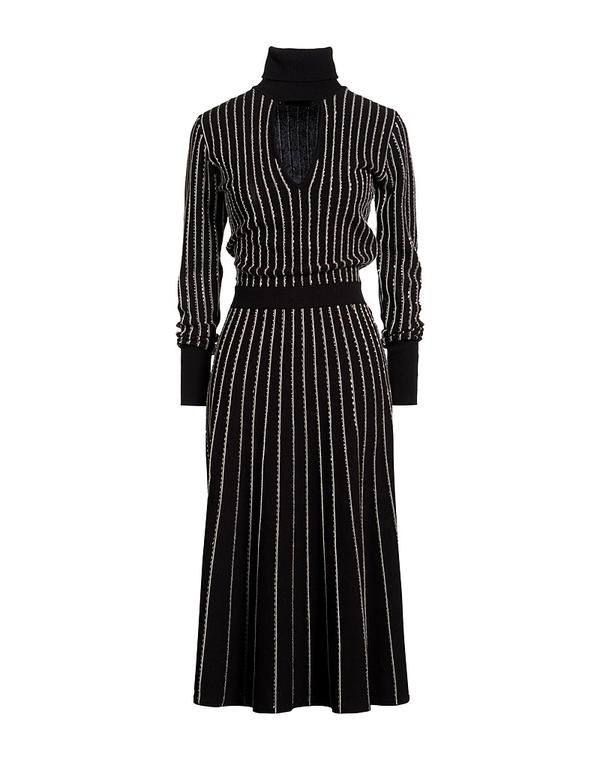 エリザベッタフランキ レディース トップス ワンピース ELISABETTA FRANCHI Black ブラック