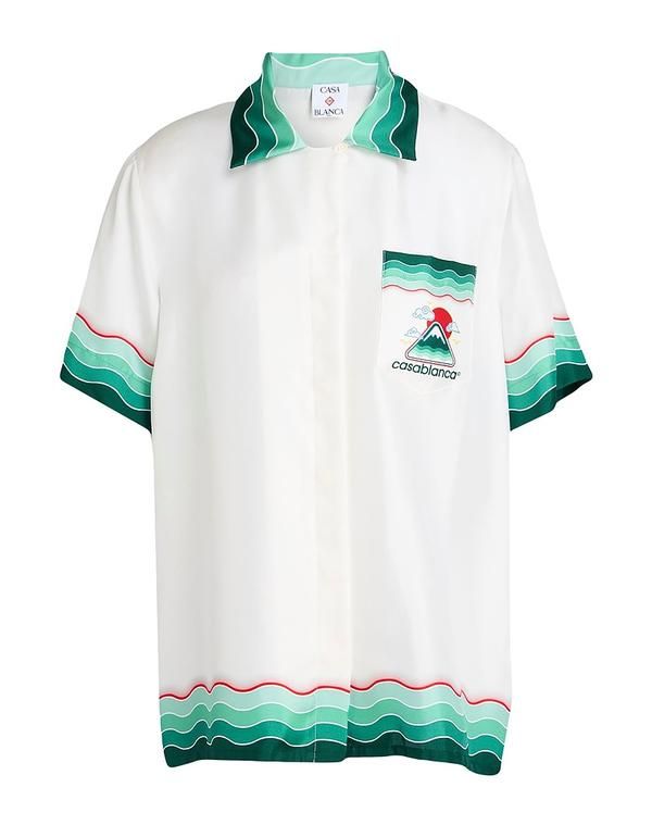 カサブランカ レディース トップス シャツ CASABLANCA White ホワイト