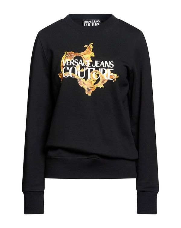 ヴェルサーチ レディース アウター パーカー・スウェット VERSACE JEANS COUTURE Black ブラック
