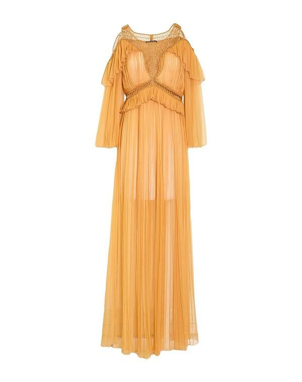 アルベルタ フェレッティ レディース トップス ワンピース パーティドレス ALBERTA FERRETTI Mustard マスタード