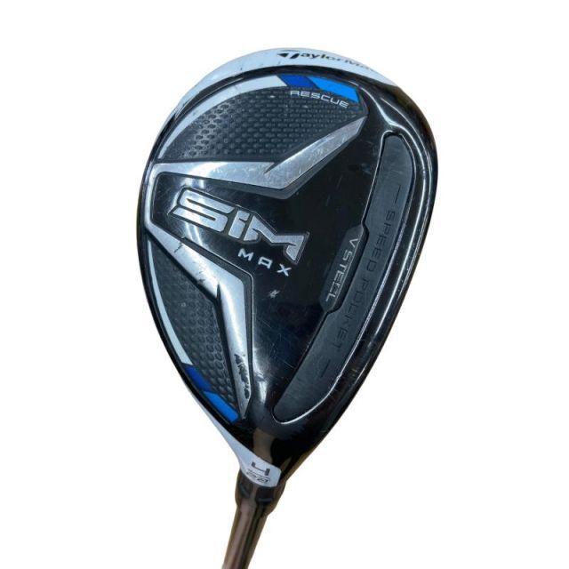 【中古】 テーラーメイド SIM MAX U4 ユーティリティ UT TENSEI BLUE TM60(UT) (フレックスR) メンズ 男性用 右利き 右用 Cランク ゴルフクラブ