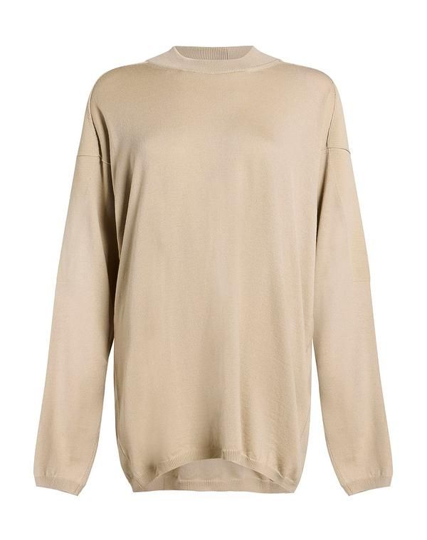 リックオウエンス レディース アウター ニット・セータートルネック RICK OWENS Beige ベージュ